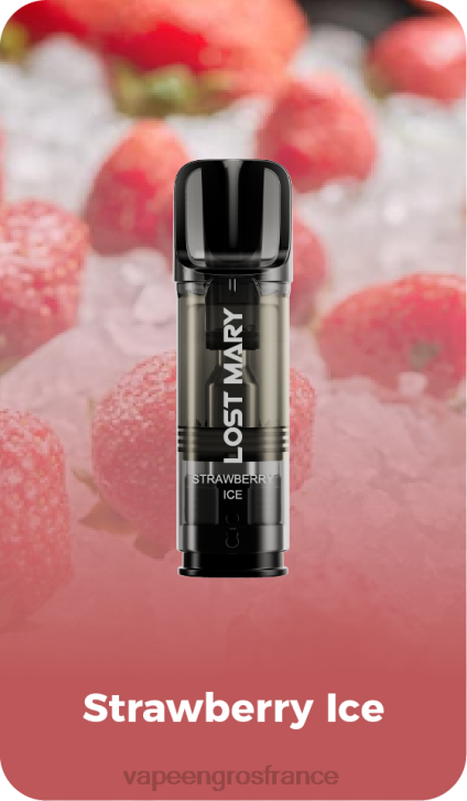 glace à la fraise