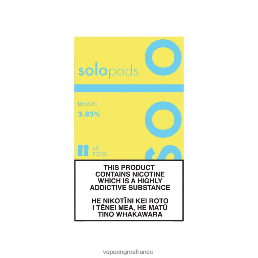 Cigarette Electronique En Gros 4JHH0D55 - Solo pack de 2 dosettes de remplacement citron