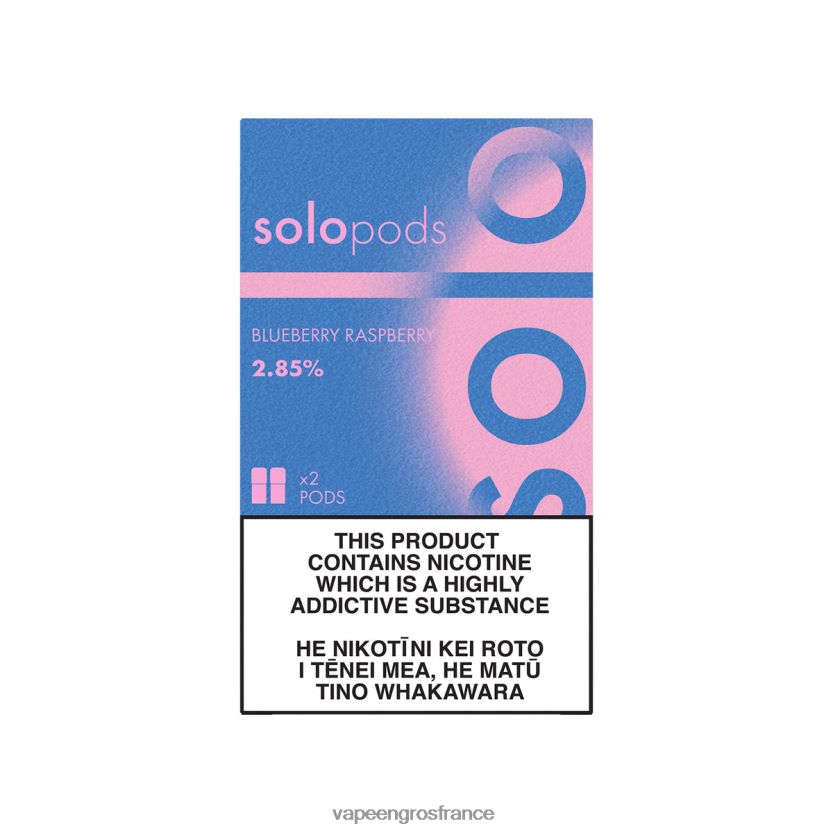 Eliquide France 4JHH0D53 - Solo pack de 2 dosettes de remplacement myrtille framboise