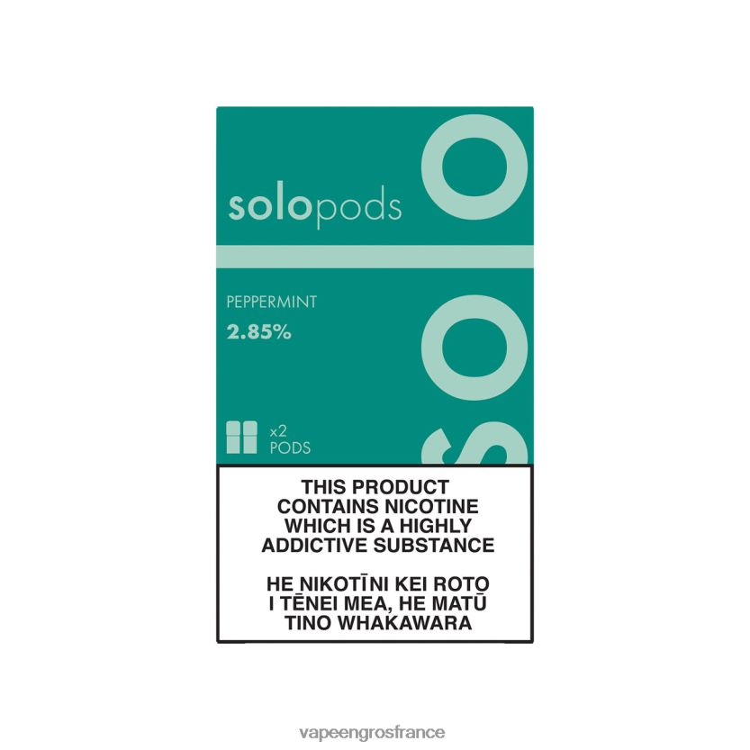 Eliquide France 4JHH0D63 - Solo pack de 2 dosettes de remplacement menthe poivrée