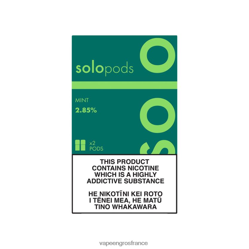 Vape France Paris 4JHH0D52 - Solo pack de 2 dosettes de remplacement menthe