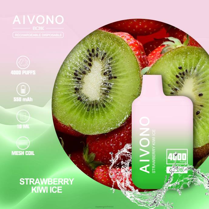 glace fraise kiwi