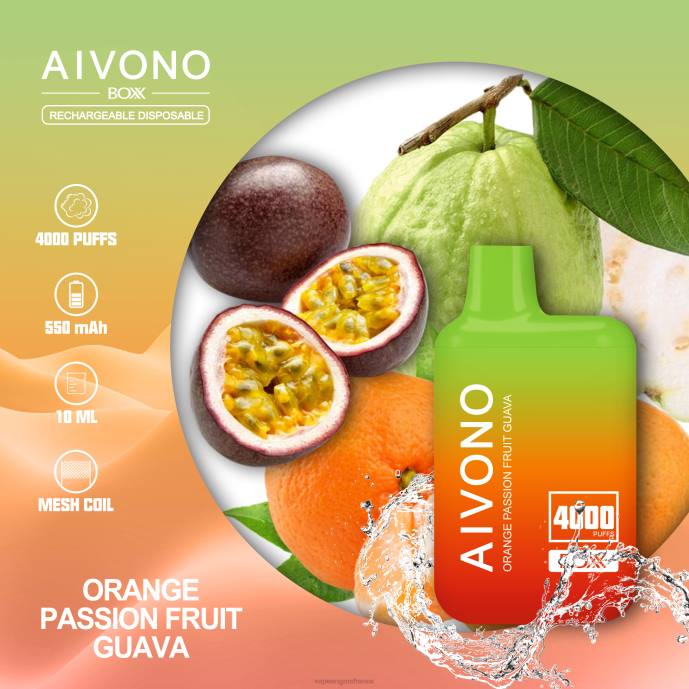 goyave fruit de la passion orange