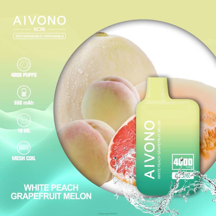 melon pamplemousse pêche blanche