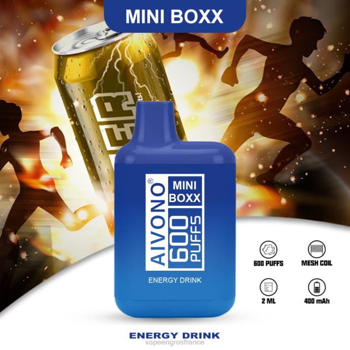 Aivono AIM MINI BOXX 600 boisson énergisante - 80H8237 Vapoteuse En Gros