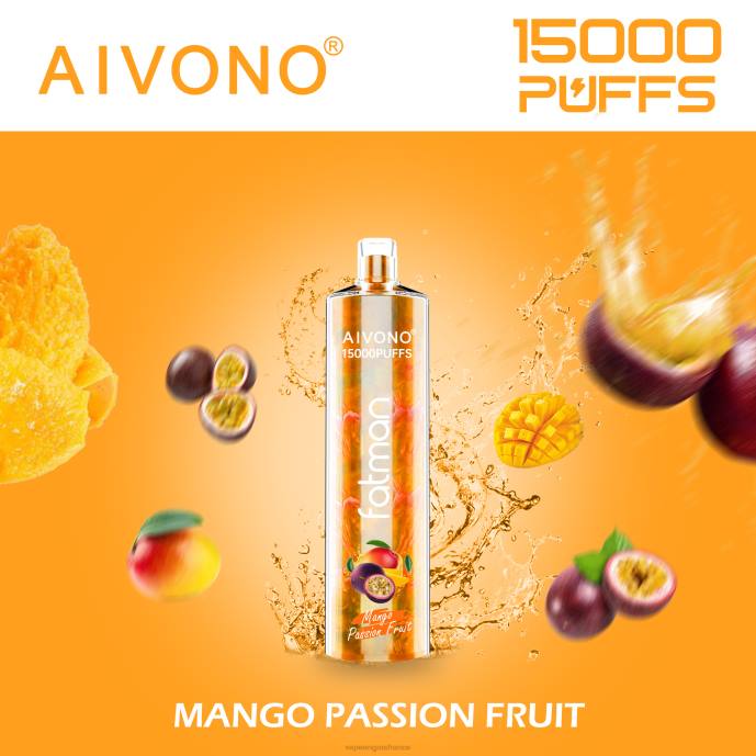 Aivono FATMAN 15000 mangue fruit de la passion - 80H819 Vape France Promotion