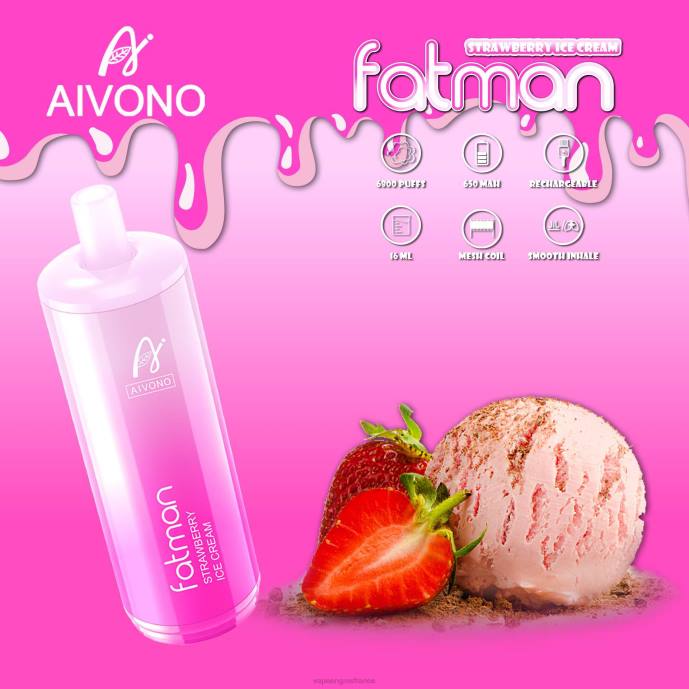 glace à la fraise