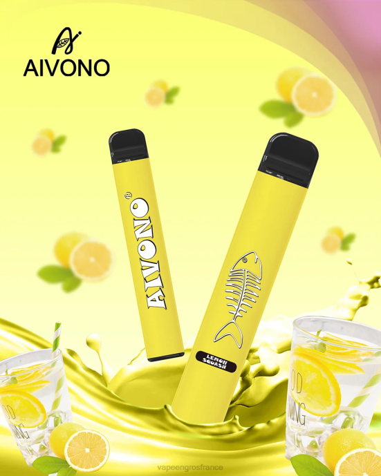 Aivono AIM FISHBONE 600 équipe de citron - 80H8287 Vapoteuse En Gros