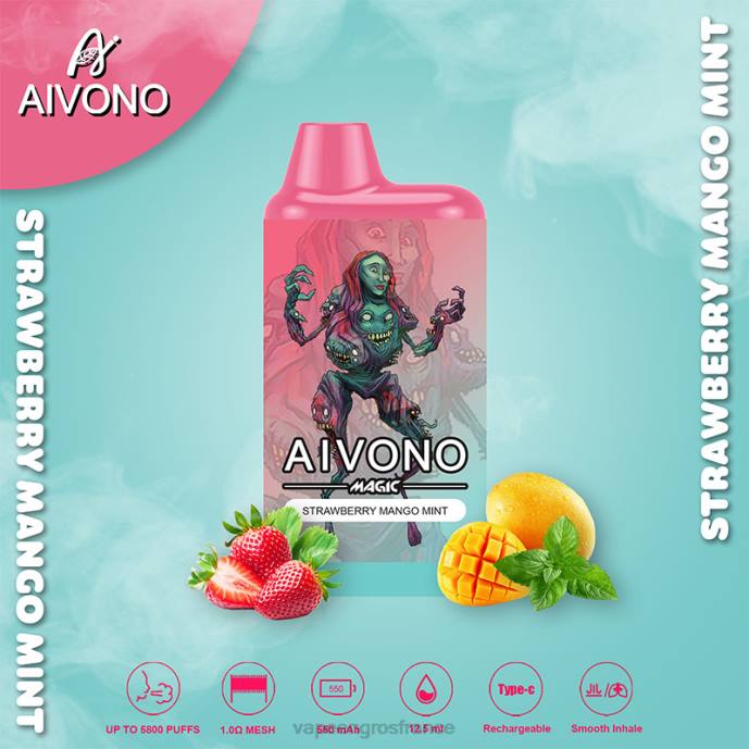 fraise mangue menthe