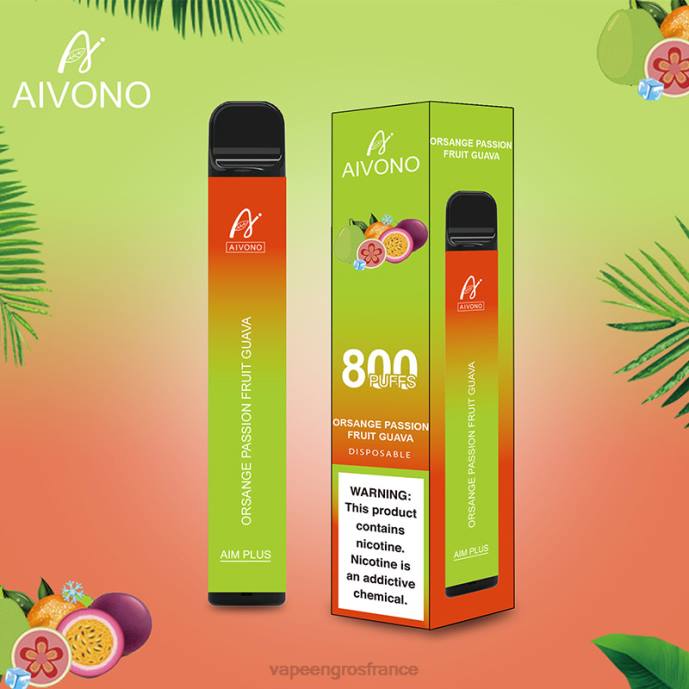 goyave orange fruit de la passion