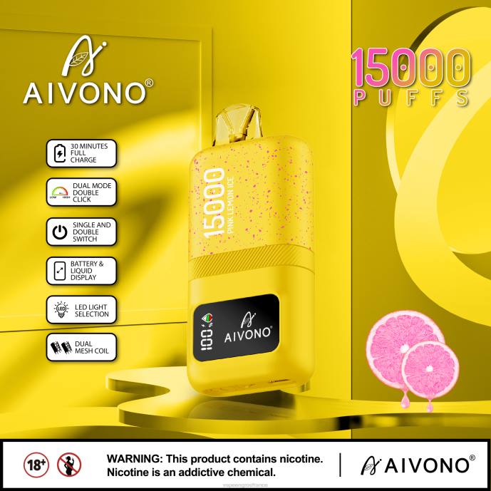glace au citron rose