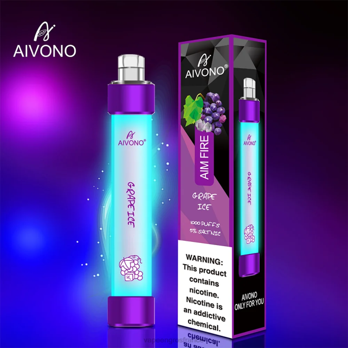 Aivono AIM FIRE 1000 glace aux raisins - 80H8329 Vape France Promotion