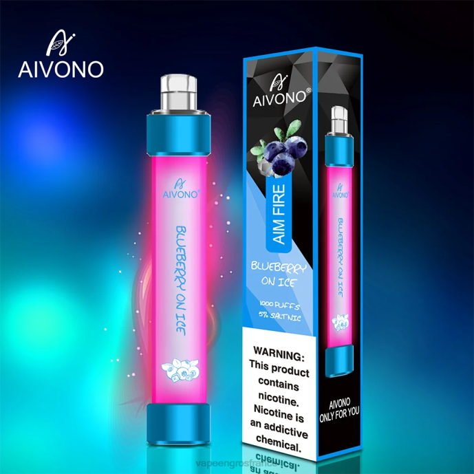 Aivono AIM FIRE 1000 myrtille sur glace - 80H8326 Eliquide En Gros