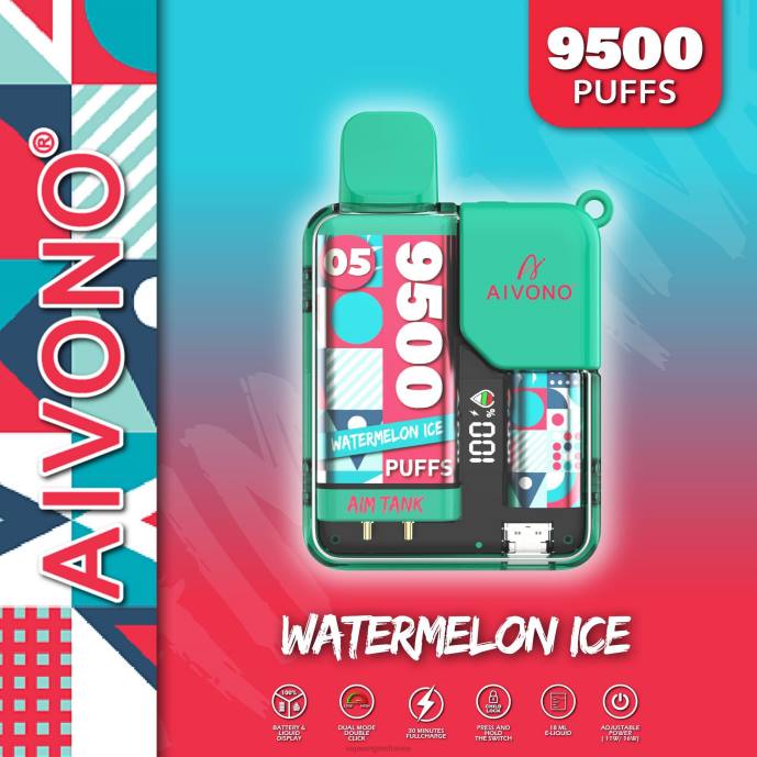 Aivono AIM TANK 9500 glace à la pastèque - 80H837 Vapoteuse En Gros