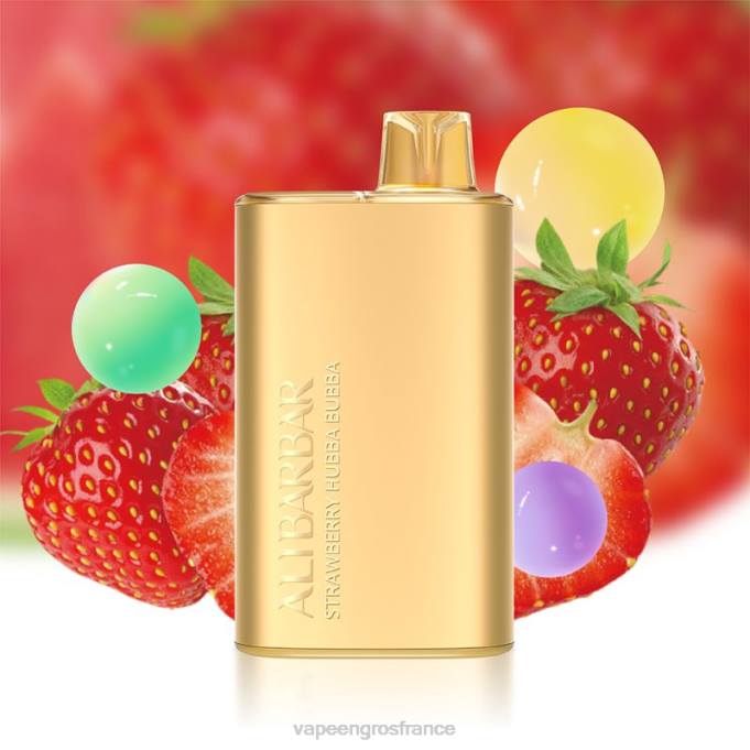 Cigarette Electronique En Gros LZ6J12 Alibarbar Rich 8000 vapes jetables Hubba Bubba aux fraises