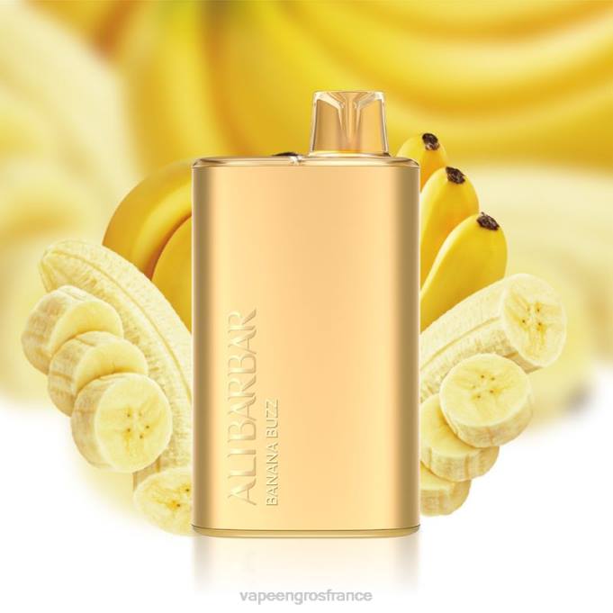 Vape France Paris LZ6J2 Alibarbar Rich 8000 vapes jetables buzz de banane