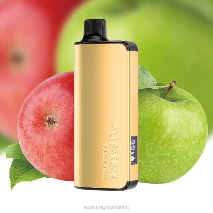 Cigarette Electronique En Gros LZ6J47 Alibarbar Ingot 20000 vapes jetables double pomme