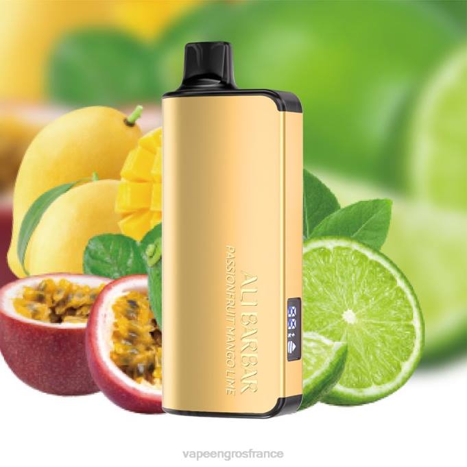 Cigarette Electronique France LZ6J39 Alibarbar Ingot 20000 vapes jetables fruit de la passion mangue citron vert