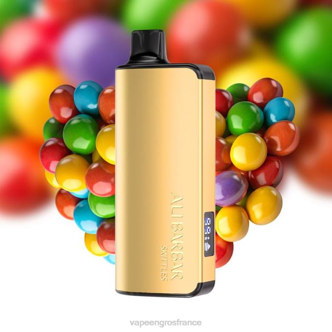 Eliquide En Gros LZ6J41 Alibarbar Ingot 20000 vapes jetables bonbons arc-en-ciel