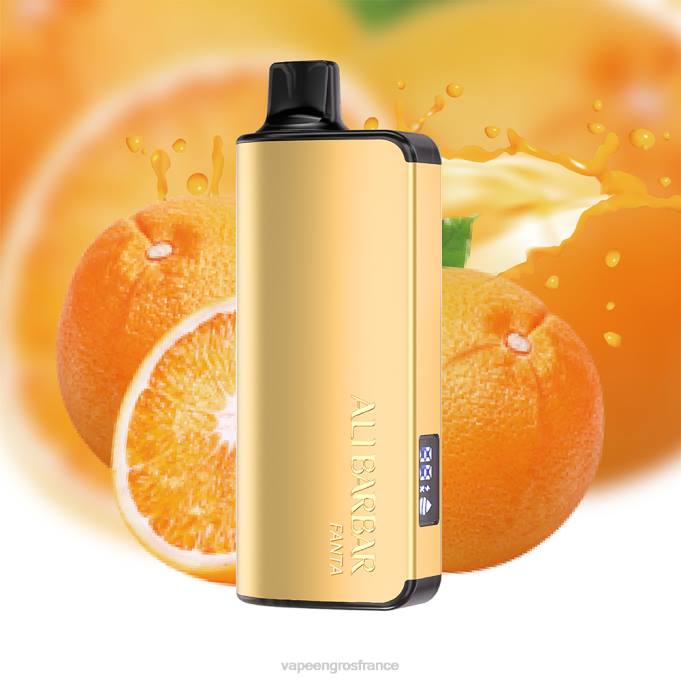 Vape France Paris LZ6J16 Alibarbar Ingot 9000 vapes jetables coucher de soleil en Californie