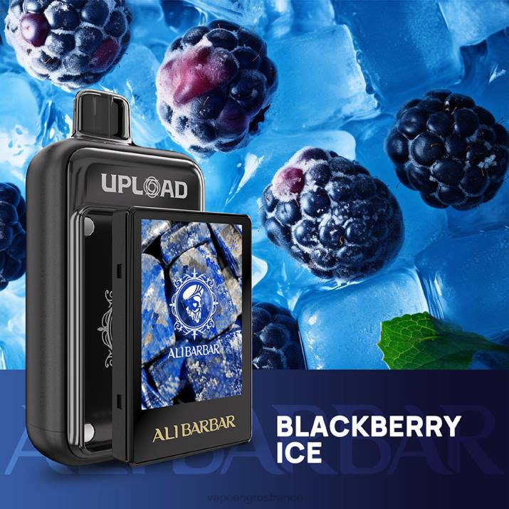 glace aux mûres