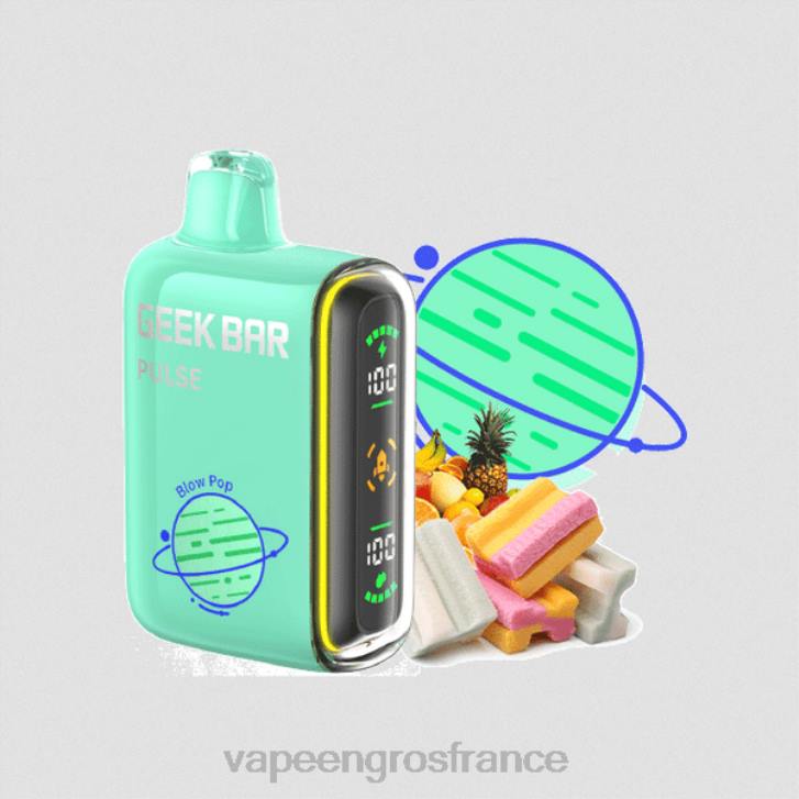 02JZ79 - Vape France Online coup pop GEEK BAR Pulse édition planète 7500 bouffées/15000 bouffées