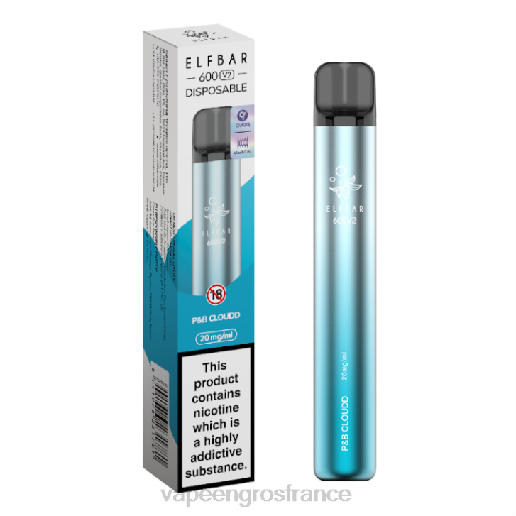 02JZ290 - Vape En Gros France p&b cloudd ELFBAR 600V2 20mg