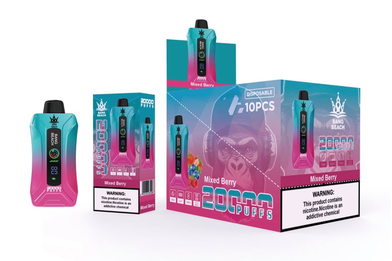 Bang Beach Vape à écran intelligent de 20 000 bouffées 260HZ5 - Cigarette Electronique En Gros baies mélangées
