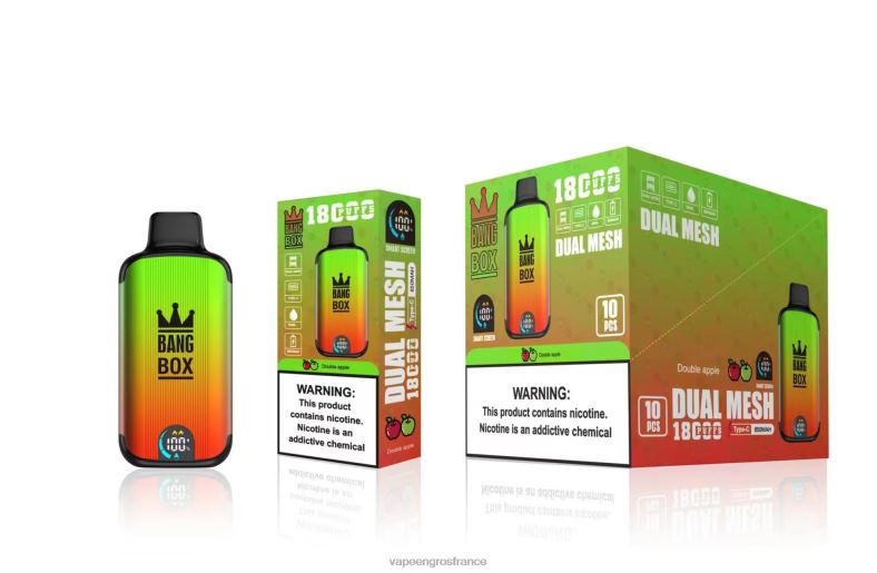 Bang Box 18000 bouffées 260HZ93 - Cigarette Electronique En Gros double pomme