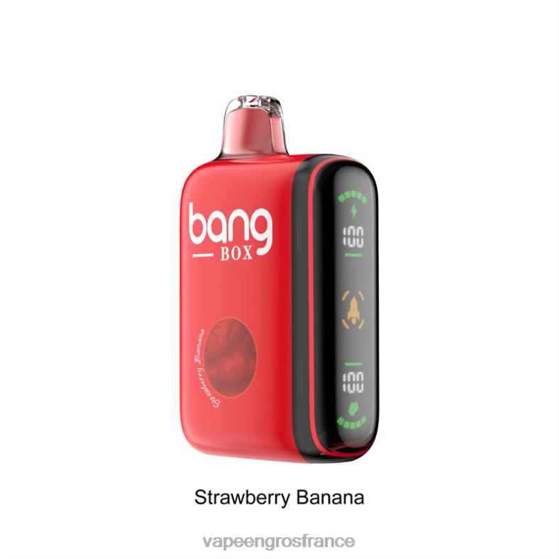 Bang Box Affichage de puissance intelligent de 9 000 à 18 000 bouffées 260HZ25 - Cigarette Electronique En Gros fraise banane