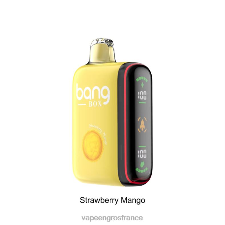Bang Box Affichage de puissance intelligent de 9 000 à 18 000 bouffées 260HZ35 - Cigarette Electronique En Gros mangue fraise