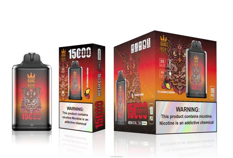 Bang Box s1-15000 bouffées 260HZ101 - Eliquide France mangue fraise