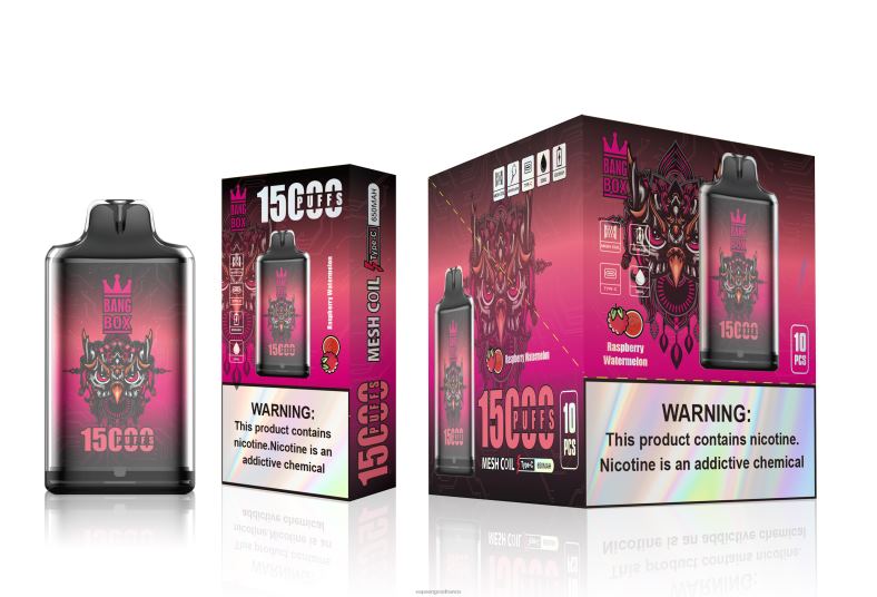 Bang Box s1-15000 bouffées 260HZ105 - Vape France Paris pastèque framboise