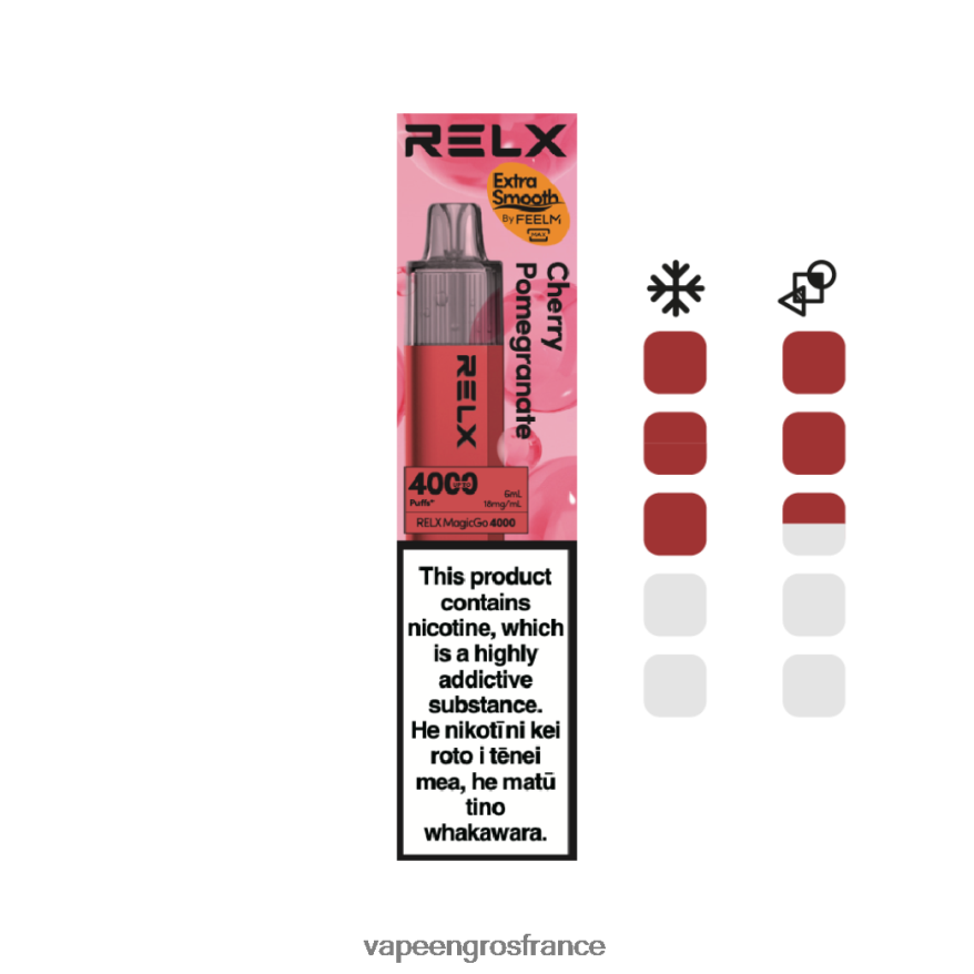 Vape France Prix F8HBF88 - grenade cerise RELX MagicGo 4000 vapes jetables