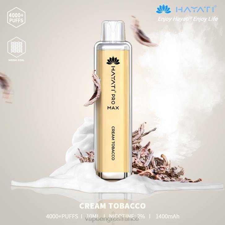 tabac à la crème