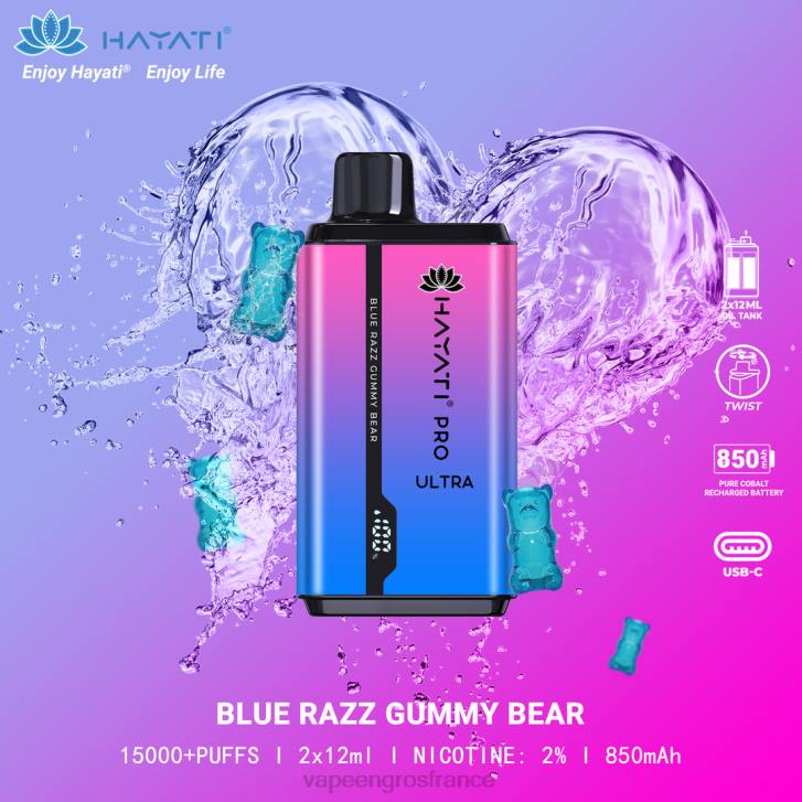 ours gommeux razz bleu