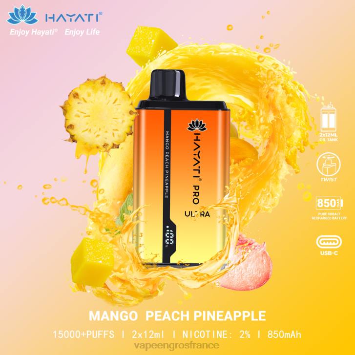 mangue pêche ananas