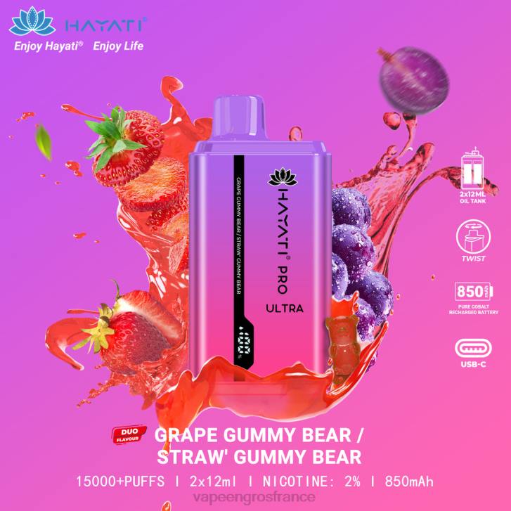ours gommeux aux raisins/ours gommeux aux fraises