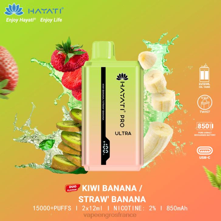 banane kiwi/banane fraise