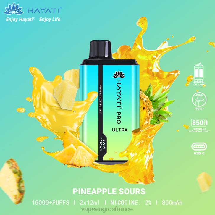 02JZ228 - Vape France Promotion ananas aigre Hayati Pro Ultra