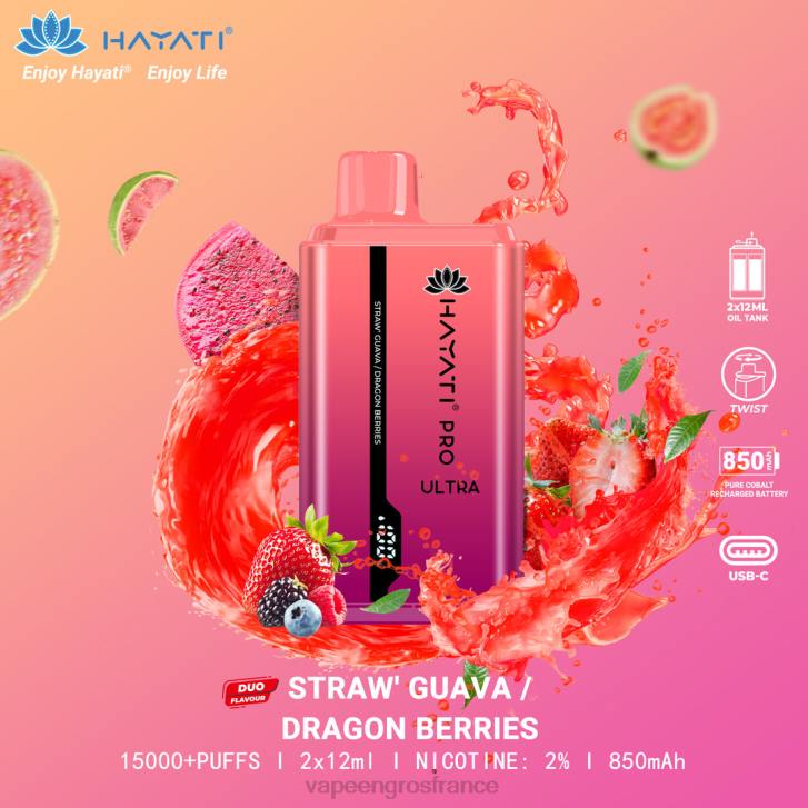 fraise goyave/baies du dragon