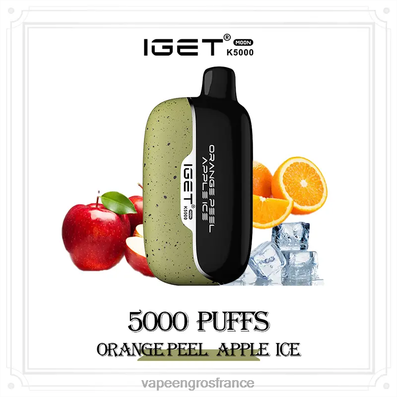 Eliquide En Gros XF0JJ15 glace aux pommes et aux zestes d'orange IGET Moon k5000