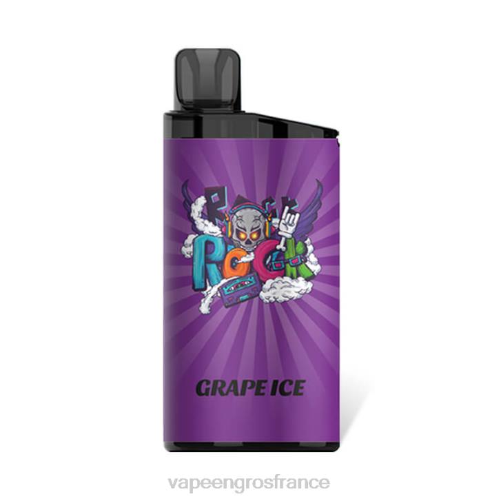 02JZ88 - Vape France Promotion glace aux raisins IGET BAR 3500 5% de nicotine