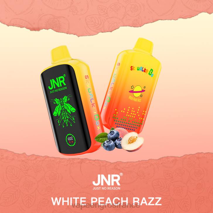 02JZ596 - Vapoteuse En Gros Razz à la pêche blanche JNR SKYWALKER BOX