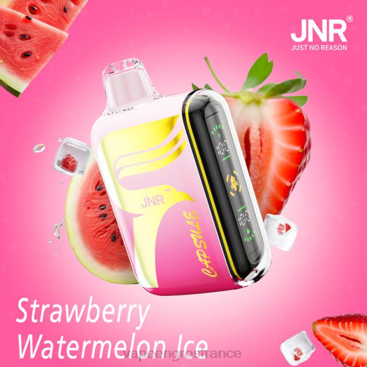 glace à la fraise et à la pastèque