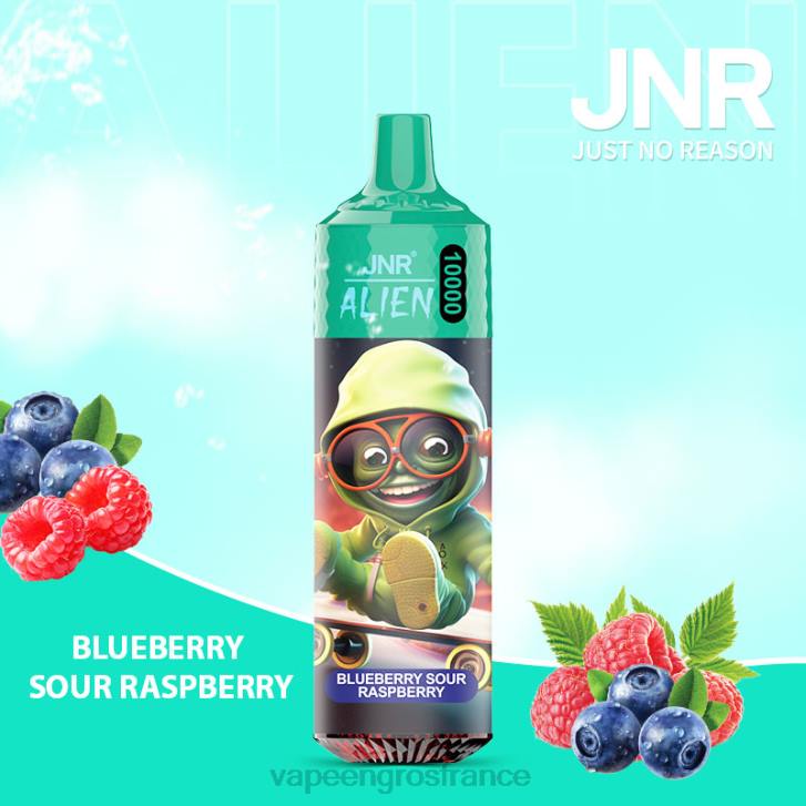 02JZ640 - Vape En Gros France myrtille, framboise aigre JNR ALIEN