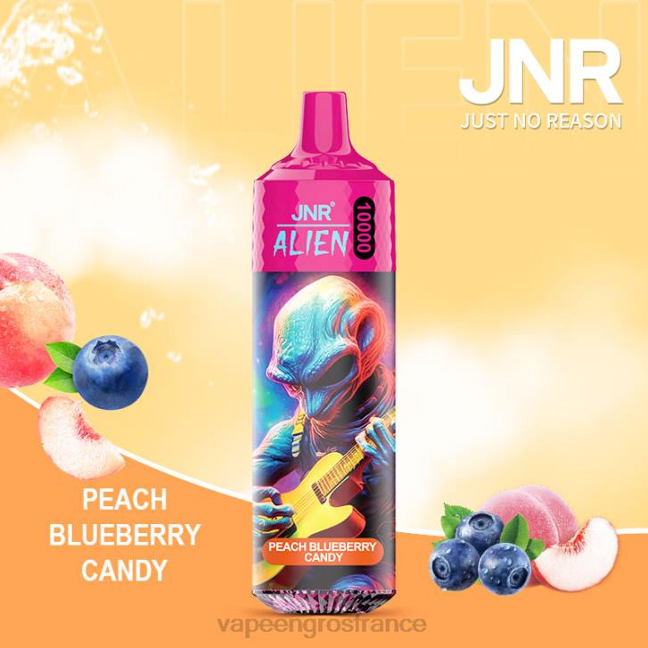 02JZ656 - Vapoteuse En Gros bonbons pêche-myrtille JNR ALIEN