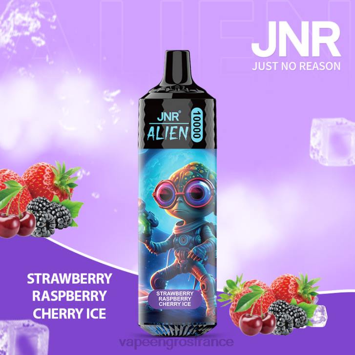 glace à la fraise, à la framboise et à la cerise