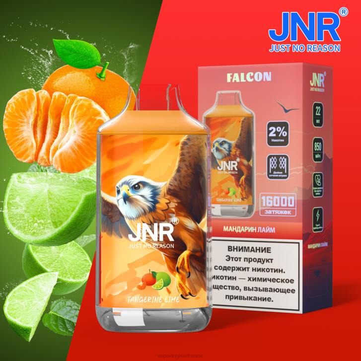 02JZ720 - Vape En Gros France citron vert mandarine JNR FALCON