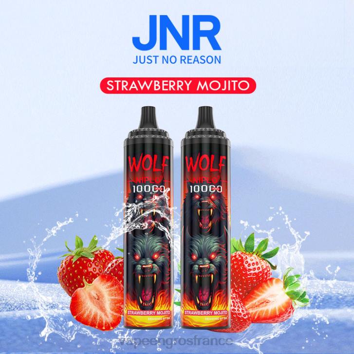 02JZ772 - Eliquide France mojito à la fraise JNR WOLF NIPLO